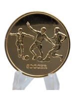 Rare Medal Soccer Olympic games Seoul Korea 1988 futbol ~ UNCIRCULATED - £11.09 GBP