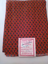 Vintage Floral Fabric 1 3/4 Yd. - £11.19 GBP