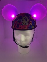 Mickey Mouse Walt Disney Parks Glow Ears Multi Colored Hat Rainbow Light Up - £7.86 GBP