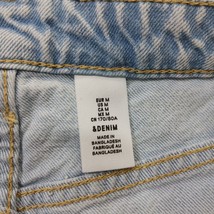 & Denim RN#101255 Women's Blue Front Button & Slit Denim Skirt Size Medium image 4