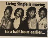 Living Single Tv Series Print Ad Vintage Queen Latifa Kim Coles Kim Fiel... - $5.93