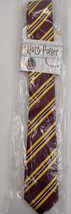 Harry Potter Thin Tie Striped Gryffindor House Crest Necktie Neckwear Bioworld - £10.66 GBP