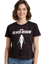Mad Engine Marvel Black Widow All Over Print Women Graphic Shirt Tops (M... - $17.81