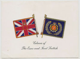 Three 1969 Essex And Kent Scottish Infantry Color Christmas Cards Unit Photo - $6.50