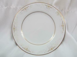 Noritake Japan 2220 Glendola Bread &amp; Butter Plate 6 3/8 White Gold Trimmed - $3.79