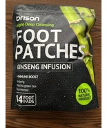 Brison Foot Patches Pads Night Deep cleansing 14 Foot Pads NEW - £14.63 GBP