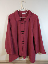 Habitat Clothes To Live In Size L Chopstick Button Crinkle Blouse - £19.14 GBP