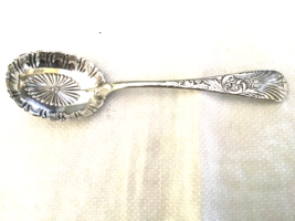 Sterling Towle Palm Sugar Spoon 1887 Aethetic Movement - £35.33 GBP