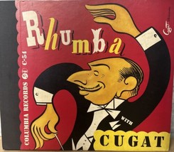 Xavier Cugat 78rpm Album Set Columbia Records #C-54 “Rhumba With Cugat” ... - £44.26 GBP