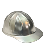 Willson Aluminum Saftey Cap Hard Hat Silver 6 5/8 - 7 3/4 Vintage - £28.56 GBP