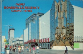 Caesars Boardwalk Regency Hotel-Casino Atlantic City NJ Postcard PC487 - $4.99