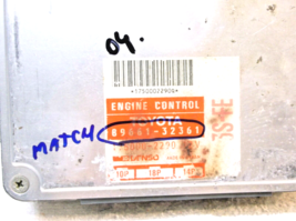 1989..89 TOYOTA CAMRY DX/LE  2.0L/ 3S-FE/ AUTO /ENGINE COMPUTER.ECU.ECM.PCM.OEM image 2