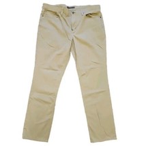 Saks Fifth Avenue Pants Mens 36x32 Beige Khaki Business Casual Pockets - £14.03 GBP