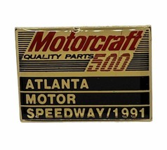 1991 Motorcraft 500 Atlanta Speedway NASCAR Race Racing Enamel Lapel Hat Pin - £6.28 GBP