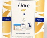 Dove 3 Piece Gift Set Deep Moisture Body Wash Exfoliating Polish &amp; Body ... - $35.99