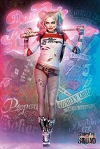 Harley Quinn Poster Margot Robbie Body Shot With Bat Suicide Squad - £70.78 GBP