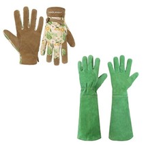 HANDLANDY Bundle - 2 Pairs of Gardening Gloves for Women, Thorn Proof Lo... - $2,308.57 MXN