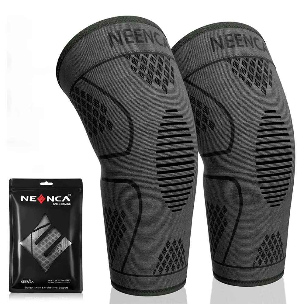 NEENCA Knee ce Compression Sleeve Support for Women &amp; Men Knee Pain Meniscus Tea - £84.85 GBP