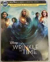 Disney A Wrinkle In Time Steelbook Blu Ray DVD Digital NEW SEALED Region Free - £17.97 GBP