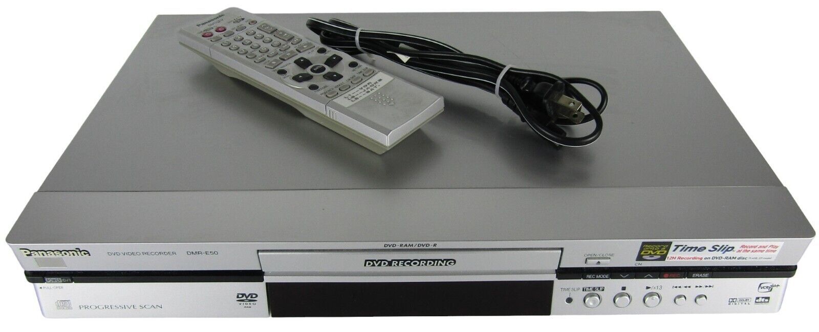 Panasonic DMR-E50 DVD Recorder w/ Progressive Scan Playback DVD-RAM DVD-R Tested - $96.74