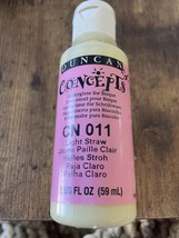 Duncan Concepts CN 011 Orange Light Straw Glaze Concepts 2oz - $3.00