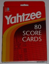 Vintage YAHTZEE Score Pads 80 Score Cards E6100 Brand New Sealed Box - $7.69