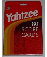 Vintage YAHTZEE Score Pads 80 Score Cards E6100 Brand New Sealed Box - $7.69