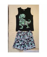 Baby Boys Clothes Suit Summer Dino T-Shirts + Camo Shorts Pants Sets Cas... - $13.43 CAD