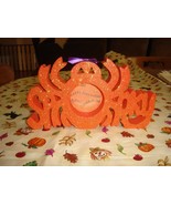 Halloween Spooky Spider Orange Glitter Frame - €14,56 EUR