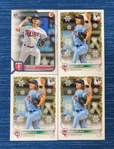 Lot of 4 2022 Bowman &amp; Topps Holiday RC Rookie Card Joe Ryan Twins - $2.00