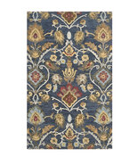 Ferrera Wool Floral Indoor Rug – Navy Multi, 6&#39; x 9&#39; Rectangle - €218,73 EUR