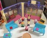Peppa Pig School House Playset w Furniture Figures Gazelle desks Charact... - £30.98 GBP