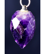 Amethyst  pendant supporting a healthy sleep cycle reflects negativity  ... - $696.94 MXN