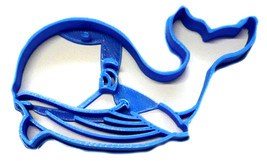 Whale Ocean Water Aquatic Marine Mammal Nautical Cookie Cutter USA PR2364 - £3.18 GBP