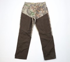 Vintage Wrangler Mens 34x32 Distressed Camouflage Field Brush Denim Jeans Pants - £52.94 GBP