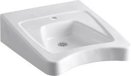 White Morningside Wheelchair Bathroom Sink By Kohler, Model Number K-126... - $472.94