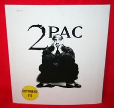 Tupac Shakur 2PAC Crouching Pose Hot Topic T-SHIRT Display Store Poster Rap Rare - £27.68 GBP