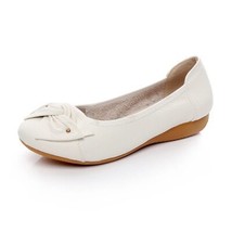 TIMETANG Plus size 34-43 women leather flat shoes woman work shoes newest fashio - £25.19 GBP