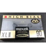 Maxell XL II 90 Minute/135m High Bias Cassette Tapes Factory Sealed (1 t... - €5,06 EUR