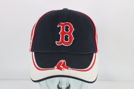 Vtg 90s MLB Distressed Boston Red Sox Baseball Spell Out Dad Hat Cap Adjustable - £19.74 GBP