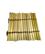 Rastogi Handicrafts Handmade Bomboo Coasters -Natural Eco-Friendly Cup D... - $9.38 CAD