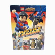 Lego Justice League Attack of the Legion of Doom DVD 2015 &amp; Lego Mini Figure NEW - £4.00 GBP