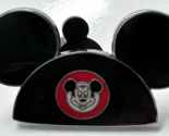 DISNEY Trading Pin Mickey Mouse Club Head Ear Hat Black Red - £7.90 GBP