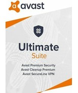 AVAST ULTIMATE 2025 - FOR 10 DEVICES FOR 3 YEARS - INCLUDES VPN - DOWNLOAD - $38.99
