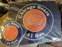 Chicago Bears #1 Fans Mouse Pad And Coaster Set - $10.88