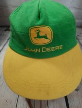 John Deere Green Youth Child One Size Snapback Cap Hat Farmer Trucker 2005 - £10.15 GBP