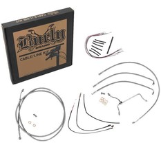 Burly Cable and Brake Line Kits 18in. Gorilla Bars Stainless Braid B30-1160 - $367.95