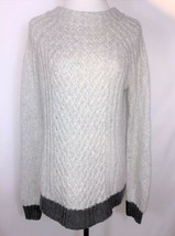 Anthropologie Sparrow Gray Long Super Soft Cable Knit Sweater Size XL Tu... - $41.94 CAD