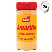 2x Shakers Badia Amarillo Yellow Color Seasoning | 4.25oz | Gluten Free! - £13.98 GBP