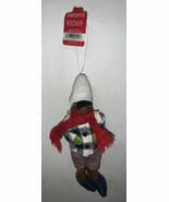 2019 Target Wondershop Boy With Backpack Christmas Tree Ornament 6&quot; Boil... - €13,46 EUR